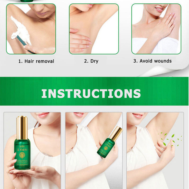 30ml Body Odor Deodorant Water Antiperspirant Spray Underarm Sweat Deodorization