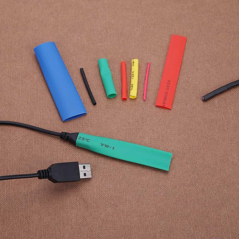 328pcs/Set 5 Farben 8 Größen Isolierung sortierten 2:1 Heat Shrink Komforthülle