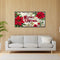 Oil Paint By Numbers Christmas Flower Frameless Picture Craft Kit for Bedroom
