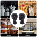 Female Styling EPS Flocking Head Mold Wig Glasses Holder Stand Rack (Grey) Newly