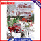 Car with Christmas Tree Oil Paint By Numbers Wall Art Craft Home Decoration Gift