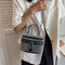 #A Fashion Rhinestone Box Shoulder Bag Women Chain Diamond Crossbody Small Handb