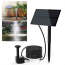 Solar Panel Kit Water Pump Pond Fountain Pool Submersible Outdoor Garden H4B4