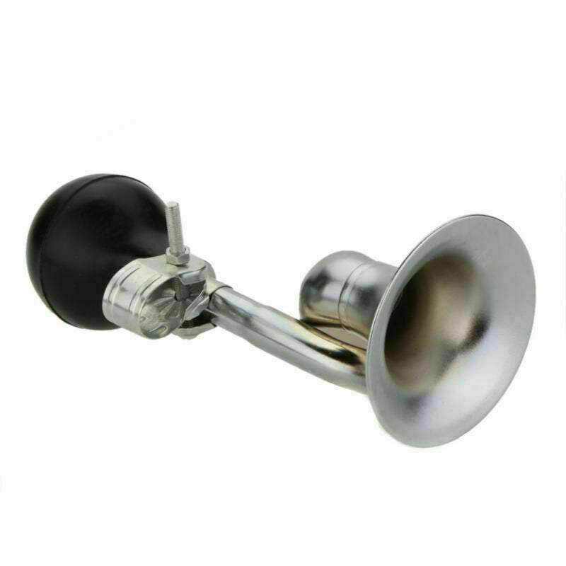 Bicycle Bike Cycling Metal Air Horn Hooter Squeeze Speaker Trumpet Bugle Be W9N2