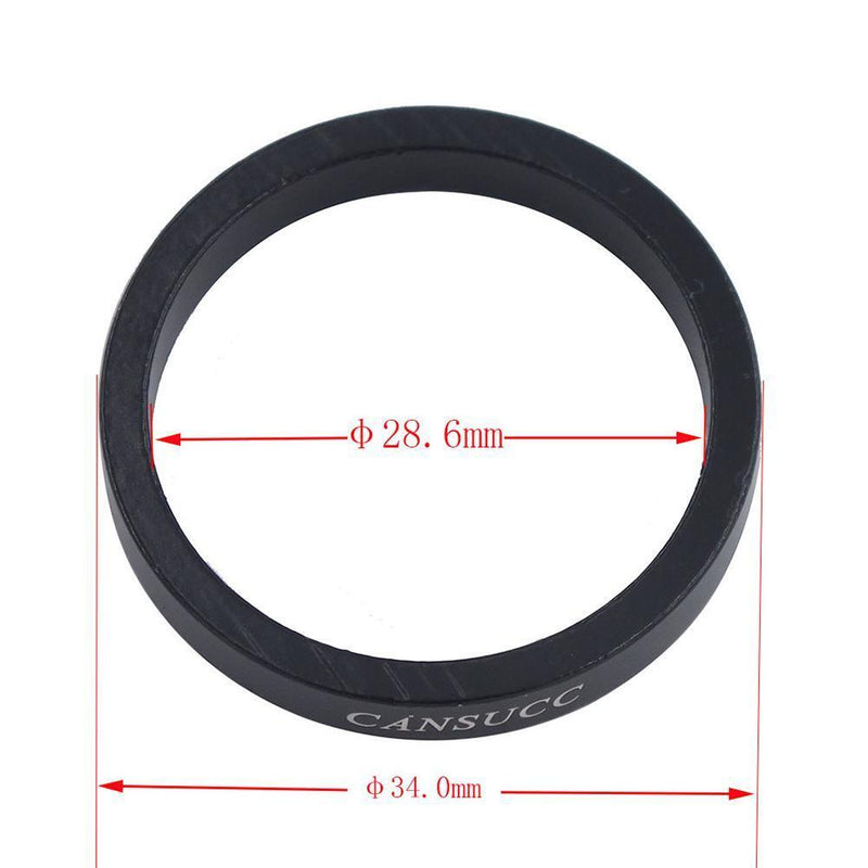 5pcs/Lot CANSUCC Bicycle Headset Washer Aluminum Front Fork Stem Spacers
