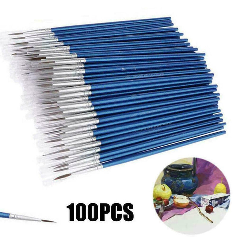 100pc Micro Extra Fine Detail Painting Brushes Art Set Craft Brushes Paint H1U2