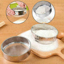 1Pcs Steel Flour Sifting Sifter Sieve Strainer Cak Kitchen F7Z4 Baking K0P9 C2I3