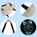 Dog Printed Shoulder Shopping Bag Casual Large Tote Handbag (40*40cm)