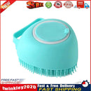 Soft Pet Dog Bath Shower Shampoo Brush SPA Massage Clean Scrubber (Blue) Newly