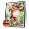 5D DIY Cartoon Gnome Full Round Diamond Painting Wall Decor Rhinestone Art Decor