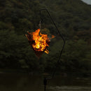 Triangle Convenient Barbecue Hanger Bonfire Stove Wood Stove Suspended Fire Pit