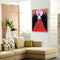 Special Shaped Ornaments Red Dress Girl Mosaic Kit DIY 5D Art Diamond Painting