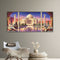 3 Panels Taj Mahal Oil Paint By Numbers Kits DIY Canvas Wall Art Picture Craft