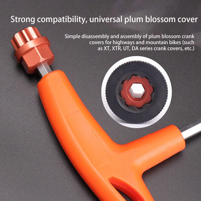 Bicycle Crank Installation Tool for Remove Install Crank Arm Fixing Bolt Scre