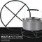 Portable Mini Stove Rack Iron Stand Stove Bracket Holder Outdoor Black M3L4