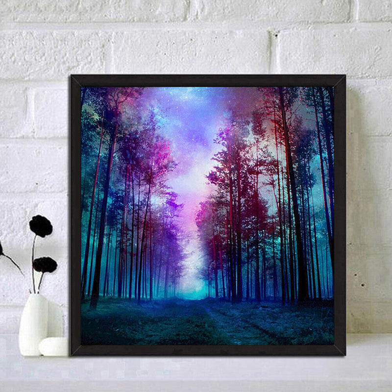 DIY Diamond Painting Kits Full Square Drill Starry Woods Home Decoration Gift