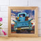 5D DIY Blue Truck Full Round Drill Diamond Painting Kit Artwork Handicraft Newly