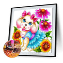 Flower Dog 5D DIY Partial Special Shape Drill Diamond Painting Kits Decor Newly