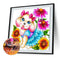 Flower Dog 5D DIY Partial Special Shape Drill Diamond Painting Kits Decor Newly