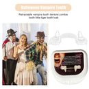 Halloween Vampire Teeth Silicone White Sharp Stretching Vampire Fangs Prop Newly