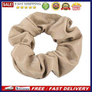 PU Leather Elastic Scrunchies Lady Hairband Rope Ponytail Holder Loop Headdress