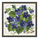 12 Months Flower DIY Cross Stitch 11CT Printed Embroidery (H424 February)