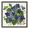 12 Months Flower DIY Cross Stitch 11CT Printed Embroidery (H424 February)