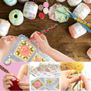 Soft Ceramic Handle Crochet Needles Crocheting Hooks Set Sweater Knitting Weave