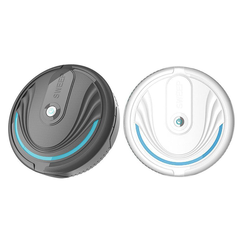 5pcs Smart Floor Sweeping Robot Auto Vacuum Cleaner (White)