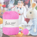 1 Roll 6 Strands Pure Cotton Ropes Baby Knitwear Crochet Yarn Twine (22)