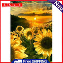 Sunset Flower Full Round Drill 5D Mosaic Diamond Painting Picture of Rhinestone
