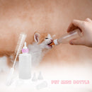 Puppy Feeding Bottle Set Pet Dog Cat Nursing Feeder w/Brush Pacifier (Pink)
