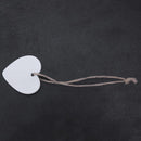 10pcs Mini Wooden Hearts Pendant Ornaments Wooden Crafts Party Wedding Decor