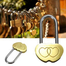 Lock Concentric Lock Padlock Love Lock Double Heart Valentines Engraved Lock