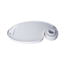 White Plastic Dental Post Mounted Tray For Dental Unit Lab Chair 40*24*2 cm