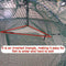 Automatic Fishing Net Trap Cage Round Shape Open For Crab I5J4 Lobster A5P5