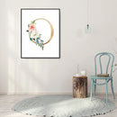 5D Diamond Painting Kit Flower Letter Full Round Drill Rhinestone DIY Wall Arts