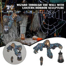 Wall Hanging Hand Lamp Halloween Wizard Hand Lamp Decoration Night Light.