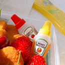 Mini Portable Seasoning Box Sauce Spices Ketchup Salt Jar Container (2pcs) Newly