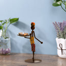 Metal Candlestick Home Decoration Abstract Character Sculpture Candle Holder