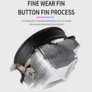 Lanshuo Pure Aluminum PC Case CPU Cooler Fan for X79 X99 2011 (No Light)