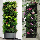 2pcs Green Plants Grow Bag Planter Vertical Garden Vegetable Wall Planting Pouch