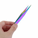 Steel False Eyelashes Eye Lashes Tweezer Clip Applicator Extension Tools