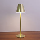 #A Rechargeable Desk Lamp Touch Dimming Metal Table Lamps for Bar Cafe Home Room