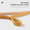 Camping Hanging Rack Beech Wood Towel Clothes Hanger for Outdoor Home (Caramel)