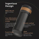 Self-Lock with Filter 320ML French Press Espresso Coffee Coffee Maker Tea Maker