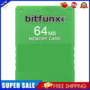 FMCB 1.966 Memory Card for Sony PS2 64MB Free McBoot Console Card (Green)