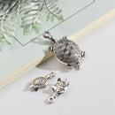 Ocean Crafts Tortoise Charms Sea Turtle Pendant Making Findings Pretty Beads