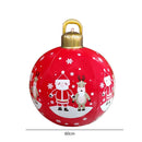 60cm Inflatable Christmas Ball Large Hanging Tree Ornament (Red Christmas D