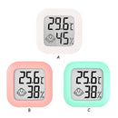 Mini Thermometer Digital LCD Temperature Humidity Meter Hygrometer (White)